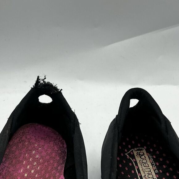 Skechers GoFlex Quick Fit Black Womens Size 8.5 Slip On Shoes Goga Mat 14018 - Picture 12 of 14